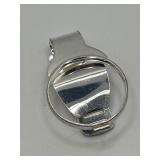 Sterling Silver Money Clip 2in
