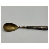 6in 925 Ornate Handle Gold Brushed Spoon