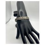 Celtic Knot Design Sterling Silver Bracelet Taxco