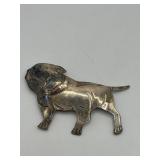 Mexico 925 2.5in Bulldog Pin Brooch