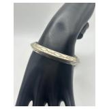 925 Cuff Bracelet with Etches
