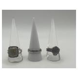 Size 11 925 Ring Lot of 3