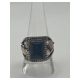 Carolyn Pollack Sterling Silver Size 10 Black