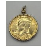 Kennedy Half Dollar 200 Years Necklace Pendant