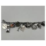 8in Vintage Sterling Silver Personalized Charm