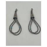 MISSING EARRING HOOK 925 Turquoise Dangle