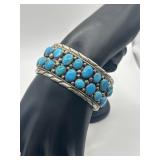 925 Sleeping Beauty Turquoise Cuff