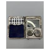 925 German Compact Coin Holder and Makeup Purse