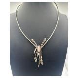 925 Beautiful Native American Collar Necklace