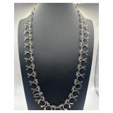 925 20in U Shaped Link Necklace