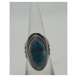 Turquoise 925 Size 5 Inlay Ring