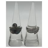 Size 6.5 925 Ring Lot of 2