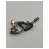 1in I Heart Hockey Brooch 925