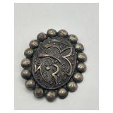 1in 925 Middle Eastern Silver Brooch