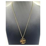 17in 1918 Buffalo Nickle Necklace