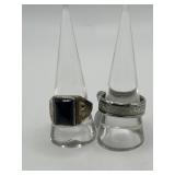 Size 10 925 Ring Lot of 2