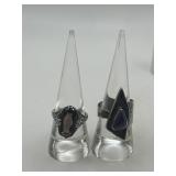 Size 7.75 925 Ring Lot of 2