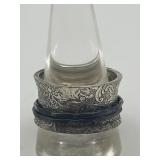 Size 11 925 Rotating Ring Sterling Silver