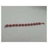 7in Red Gold Rose Bracelet