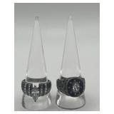 Size 10.5 925 Ring Lot of 2 Sterling