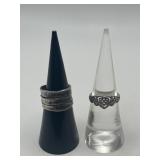 Size 5 925 Ring Lot of 2