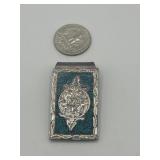 925 Turquoise Inlay Money Clip