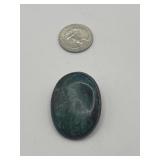 Turquoise 925 Brooch Oval