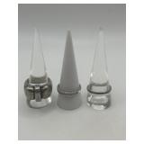 Size 10 925 Ring Lot of 3