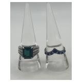 Size 8.75 925 Ring Lot of 2
