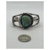 925 Turquoise Inlay Cuff Bracelet