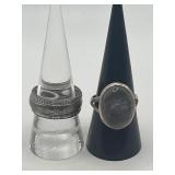 Size 8 925 Ring Lot of 2