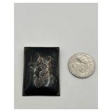 Siam Sterling Silver Niello Brooch