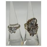 925 6 Size Ring Lot of 2