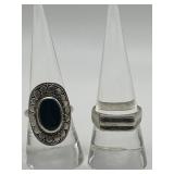 Size 8 925 Ring Lot of 2
