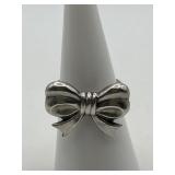 925 Size 5.75 Dainty Bow Tie Ring