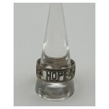 James Avery Hope Faith Love Ring Size 11.5