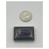 Sterling Silver Amethyst Inlay Trinket Box