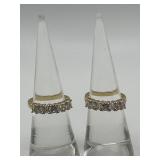 925 Size 5.75 Ring Lot of 2