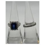 Size 6 925 Ring Lot of 2
