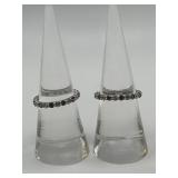 Size 6 925 Ring Lot of 2