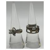 Size 6.5 925 Ring Lot of 2