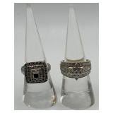 Size 7 925 Ring Lot of 2