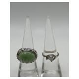 Size 6 925 Ring Lot of 2