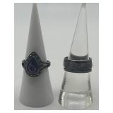Size 6 925 Ring Lot of 2