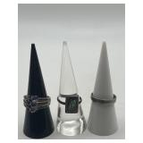 Size 7 925 Ring Lot of 3