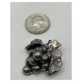 Mexico 925 Grape Brooch