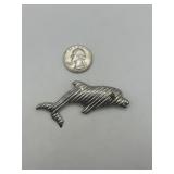 925 Dolphin Taxco Brooch