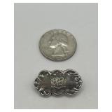 925 Monogram Brooch