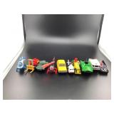 Lot of 10 collectible cars corgi matchbox, hot