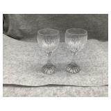 Buccarat massend goblet set of 2